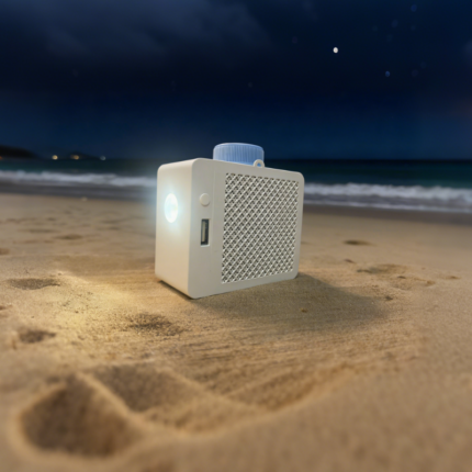 Portable Salt Water LED Lamp: 120H Runtime for Camping & Home